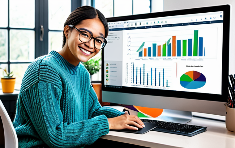 스킬 기반 교육 모델을 위한 온라인 학습 자료 개발 - Personalized Online Learning**
"A student wearing glasses and smiling, working on a laptop in a bri...